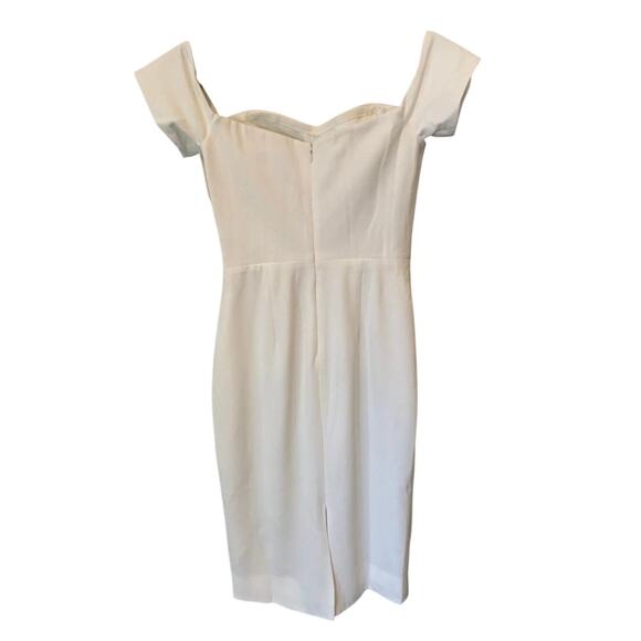 DRESS THE POPULATION Bailey Off the Shoulder Body-Con Dress Size Small - Picture 6 of 11